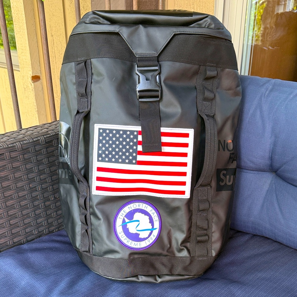 The North Face <> Supreme Collab Trans Antarctic Haul Bag Backpack